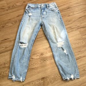 MOTHER SUPERIOR THE TOMCAT THE CONFESSION Distressed Light Blue Jeans Size:27